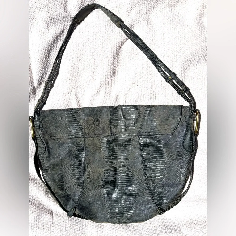Deena & Ozzy Reptile Hobo Bag